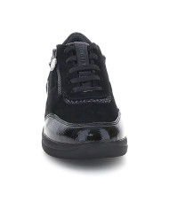 SNEAKERS STONEFLY DONNA AURORA 25 VELOUR/S. PATENT BLACK SYNTHETIC PATENT LEATHER/VELOU 221553 000