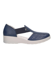 MOCASSINO FIORE BOT.OMEGA BLU 7755544