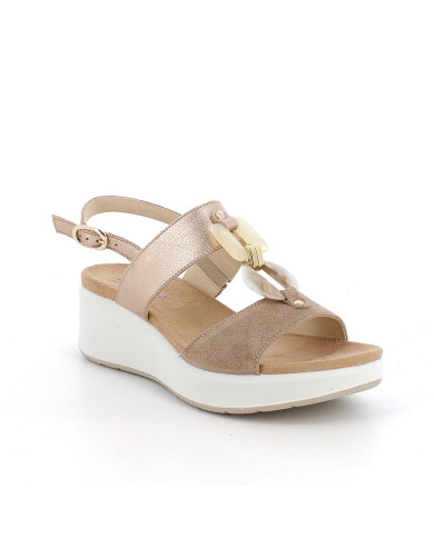 SANDALO ENVAL SOFT DONNA SCAM.SU/FIO.BOT BISCOTTO/CHAMPAGNE 1292733