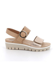 SANDALO CON ZEPPA ENVAL SOFT DONNA FIO.BO.OME/NAPP CHAMPAGNE/BISCOTTO 1286522