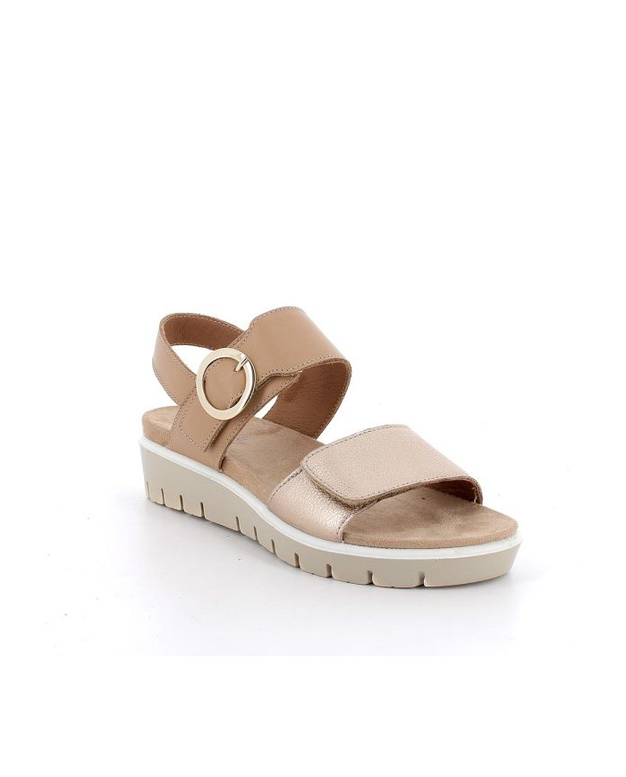 SANDALO CON ZEPPA ENVAL SOFT DONNA FIO.BO.OME/NAPP CHAMPAGNE/BISCOTTO 1286522