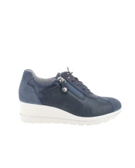 SNEAKERS ENVAL SOFT DONNA  FIO.BOT.O/SI.NA BLU 1261811