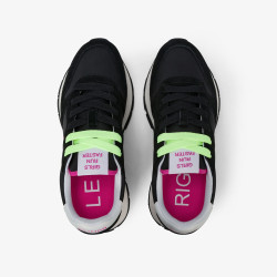 SNEAKERS SUN68 DONNA ALLY SOLID NERO/FUXIA FLUO Z36201 1162