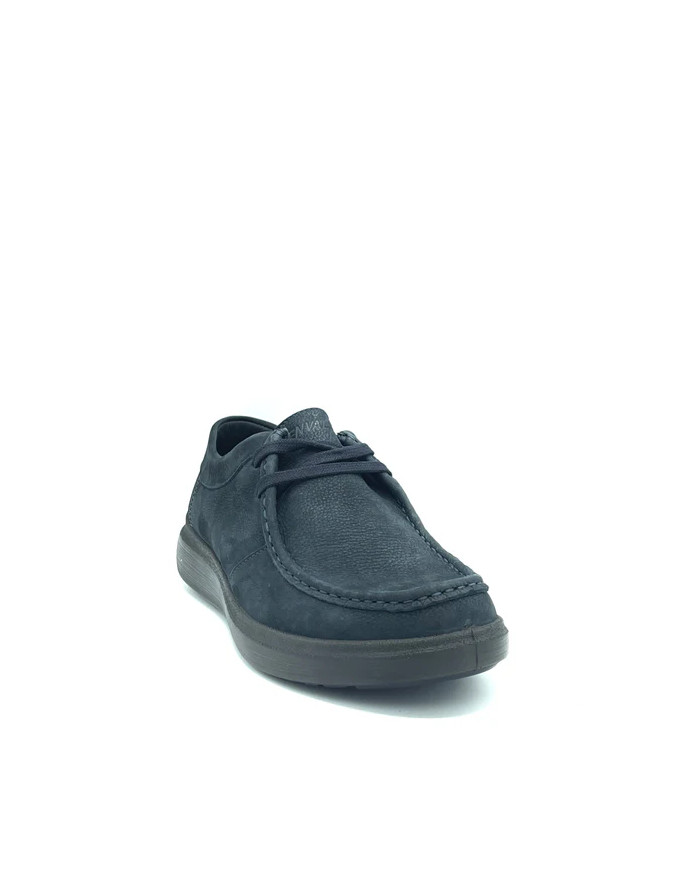 MOCASSINO ENVAL SOFT UOMO NABUK GUM BLU SCURO 6717022