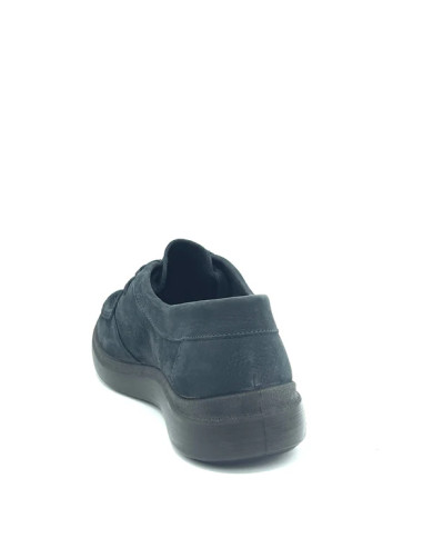 MOCASSINO ENVAL SOFT UOMO NABUK GUM BLU SCURO 6717022