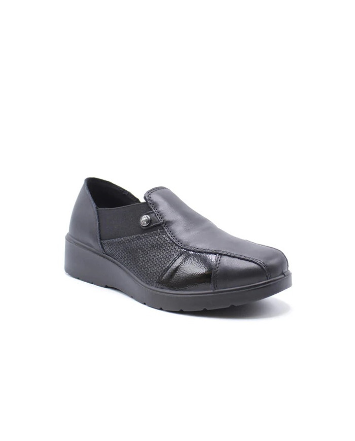 MOCASSINO ENVAL SOFT DONNA  NAPPA S/SCA.MAX NERO 6762000