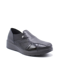 MOCASSINO ENVAL SOFT DONNA  NAPPA S/SCA.MAX NERO 6762000
