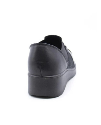MOCASSINO ENVAL SOFT DONNA  NAPPA S/SCA.MAX NERO 6762000