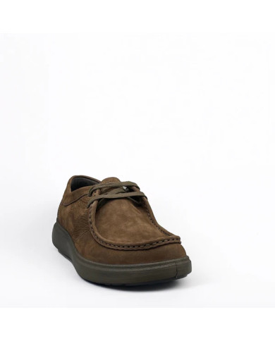 MOCASSINO ENVAL SOFT UOMO NABUK GUM CAFFE' 6717011