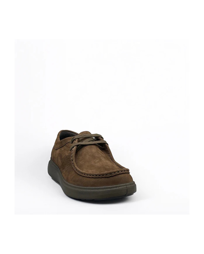 MOCASSINO ENVAL SOFT UOMO NABUK GUM CAFFE' 6717011