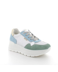 SNEAKERS CON ZEPPA IGI&CO DONNA SCAM/RETE OPOSS MENTA/CERULEO 7661811