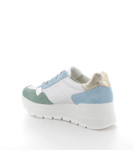 SNEAKERS CON ZEPPA IGI&CO DONNA SCAM/RETE OPOSS MENTA/CERULEO 7661811
