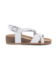 SANDALO BIONATURA 12 A 826 IMB BYCAST BIANCO 12A826-IM-BYCBIAA