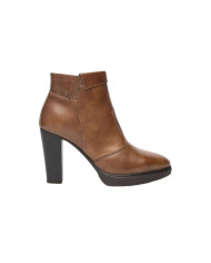 TRONCHETTI NEROGIARDINI DONNA MANOLETE CUOIO PU.ALTILIA  TACCO 9,5 CMI411210D/400