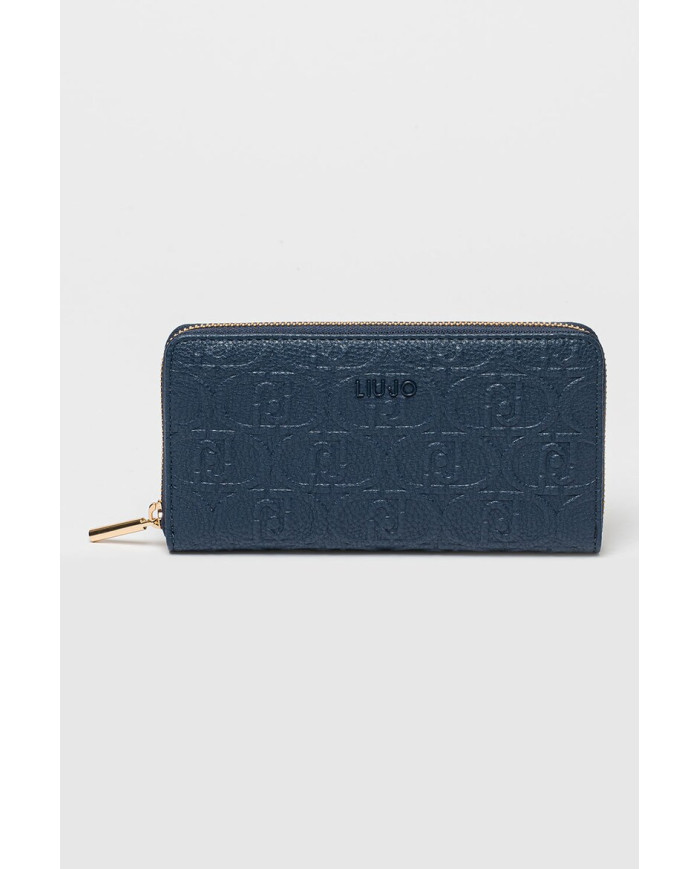 PORTAFOGLIO LIU JO DONNA WALLET DRESS BLU 10X19X2CM 