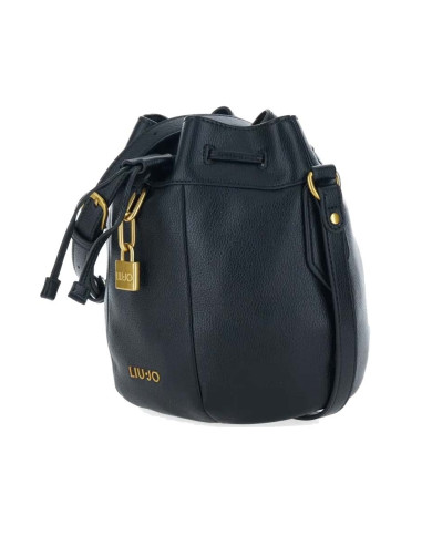 BORSA LIU JO DONNA  ECS S BUCKET NERO 21X13X15CM AA5070 E0033 22222