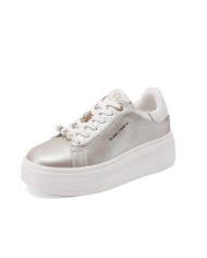 SNEAKERS QUEEN HELENA PLATFORM MINIMAL CON DETTAGLI GIOIELLO X34-13 GOLD