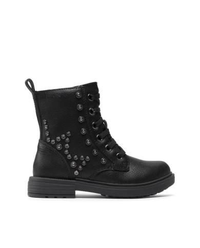 STIVALETTO GEOX BAMBINA J ECLAIR G. O- TUMB.SYNT.LEA ANFIBIETTO BIMBA CON BORCHIETTE TG:28-29 J169QO 000BU C9999/B