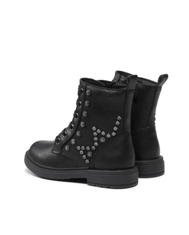 STIVALETTO GEOX BAMBINA J ECLAIR G. O- TUMB.SYNT.LEA ANFIBIETTO BIMBA CON BORCHIETTE TG:28-29 J169QO 000BU C9999/B