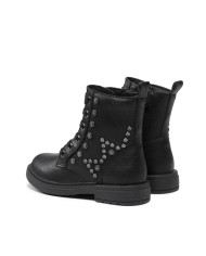 STIVALETTO GEOX BAMBINA J ECLAIR G. O- TUMB.SYNT.LEA ANFIBIETTO BIMBA CON BORCHIETTE TG:28-29 J169QO 000BU C9999/B