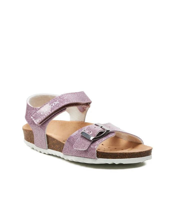 SANDALI GEOX BAMBINA J ADRIEL G. C - VERN.GLITTER   PINK J028MC 000KC C8004/A