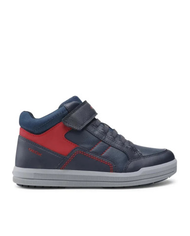 SNEAKERS ALTA GEOX BAMBINO ARZACH B.A-GBK+TEXT NAVY/RED TG:29-31 J044AA 05411 C0735/B