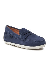 MOCASSINI GEOX BAMBINO J NEW FAST B. A - SCAM.  NAVY/WHITE J826CA 00022 C4211/B 