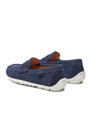 MOCASSINI GEOX BAMBINO J NEW FAST B. A - SCAM.  NAVY/WHITE J826CA 00022 C4211/B 