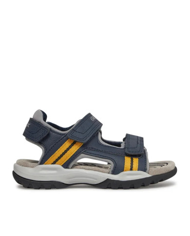 SANDALI GEOX BAMBINO J BOREALIS B. A - ELAS+SIN.CER NAVY/OCHREYELLOW J450RA 015ME C0916/B