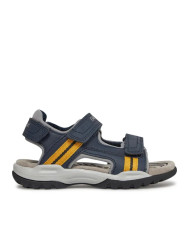 SANDALI GEOX BAMBINO J BOREALIS B. A - ELAS+SIN.CER NAVY/OCHREYELLOW J450RA 015ME C0916/B
