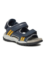 SANDALI GEOX BAMBINO J BOREALIS B. A - ELAS+SIN.CER NAVY/OCHREYELLOW J450RA 015ME C0916/B