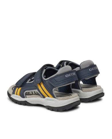 SANDALI GEOX BAMBINO J BOREALIS B. A - ELAS+SIN.CER NAVY/OCHREYELLOW J450RA 015ME C0916/B