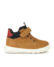 SNEAKERS GEOX BAMBINO PRIMI PASSI B HYROO A - SCAM.+GBK CER. CURRY/BLACK TG:24-27 B365DA 022ME C2306/B