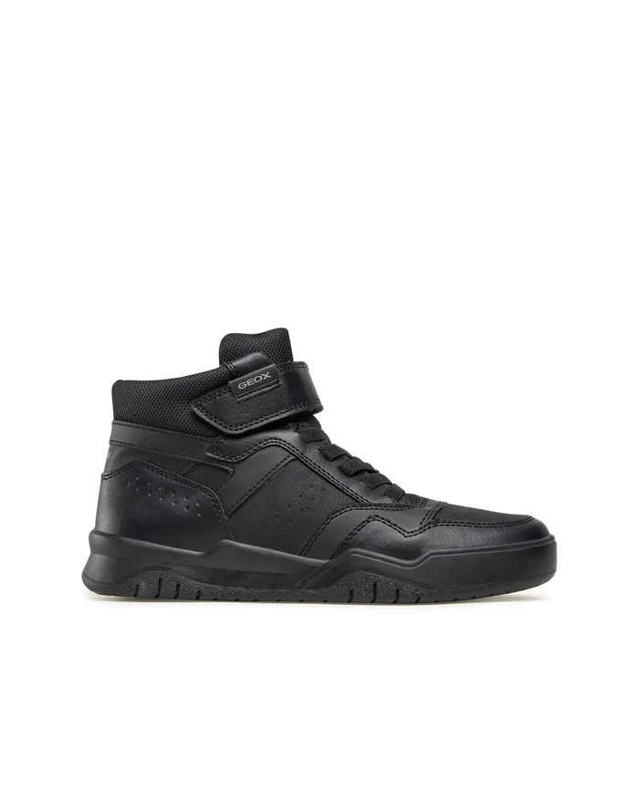SNEAKERS ALTA GEOX BAMBINO PERTH B.E-TUMB.GBK+NYLON BLACK J267RE 0FEFU C9999