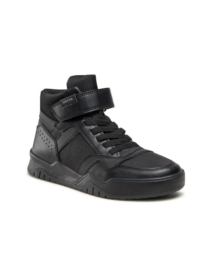 SNEAKERS ALTA GEOX BAMBINO PERTH B.E-TUMB.GBK+NYLON BLACK J267RE 0FEFU C9999
