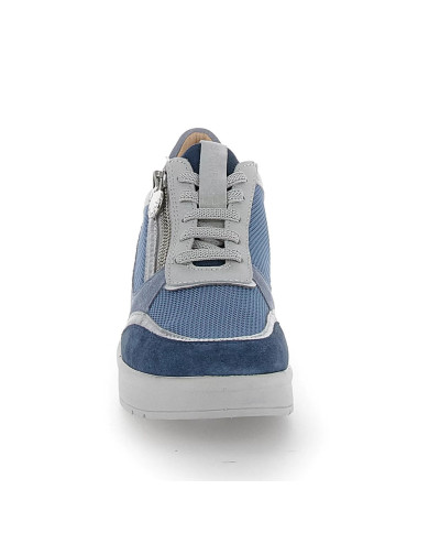 SNEAKERS STONEFLY DONNA CREAM 52 VELOUR/TEX BIJOU BLUE/BLUE HEAVEN 220740 CBQ