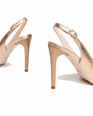 DECOLLETE' NEROGIARDINI DONNA LAMINATO TPU BREIA MISSI NATURALE E307041DE/434