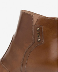 TRONCHETTI NEROGIARDINI DONNA MANOLETE CUOIO PU.LESINA TACCO 7CM I411200D/400