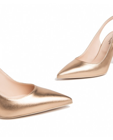 DECOLLETE' NEROGIARDINI DONNA LAMINATO TPU BREIA MISSI NATURALE E307041DE/434