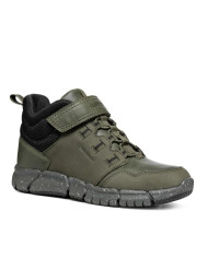 SNEAKERS BAMBINO GEOX GREEN/BLACK 28-35 J949XA 032FU C0450/A