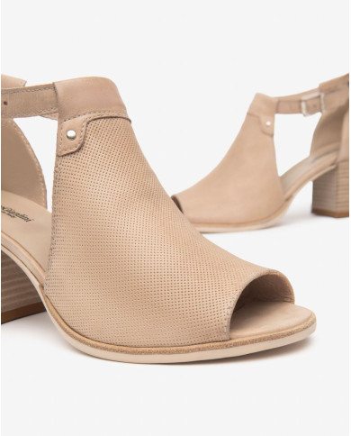 TRONCHETTI NEROGIARDINI DONNALUCKY CHAMPAGNE LUCKY CHAMPAGNE TR GROTTE NATURALE 9 TACCO 7 CM E512690D/439