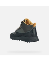 SNEAKERS IMPERMEABILI GEOX UOMO MID-CUT ANTRACITE/NERO TERRESTRE ABX U36EZA 0MEBU C9999