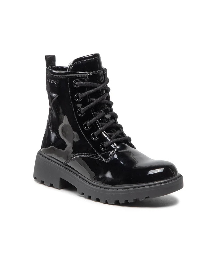STIVALETTO GEOX BAMBINA  J CASEY G. G - VERN.SINT. BLACK 29-33 J9420G 000HH C9999/A