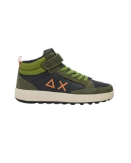 SNEAKERS SUN68 SHOE BOY'S GENIUS MID (TEEN) MILITARE SCURO TG : 35-39 Z45335T 74