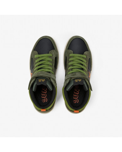 SNEAKERS SUN68 SHOE BOY'S GENIUS MID (TEEN) MILITARE SCURO TG : 35-39 Z45335T 74