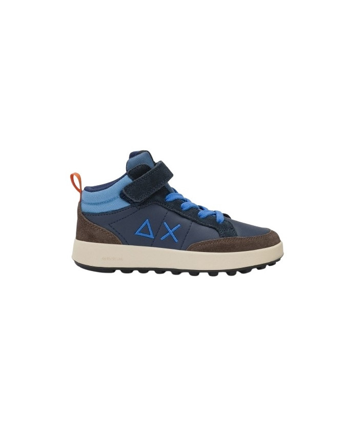 SNEAKERS SUN68 SHOE BOY'S GENIUS MID (KID) NAVY BLUE TG:30-34 Z45335K 07