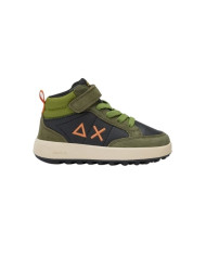 SNEAKERS SUN68 SHOE BOY'S GENIUS MID (BABY) MILITARE SCURO tg:25-29 Z45335B 74