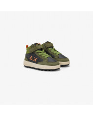 SNEAKERS SUN68 SHOE BOY'S GENIUS MID (BABY) MILITARE SCURO tg:25-29 Z45335B 74
