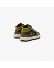 SNEAKERS SUN68 SHOE BOY'S GENIUS MID (BABY) MILITARE SCURO tg:25-29 Z45335B 74
