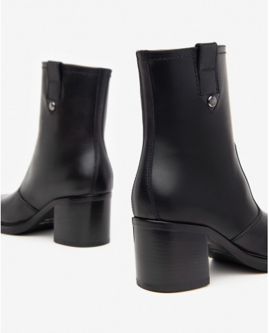 TRONCHETTO NEROGIARDINI DONNA GUANTO NERO TR IMOLA TACCO 6,5CM I411792D/100